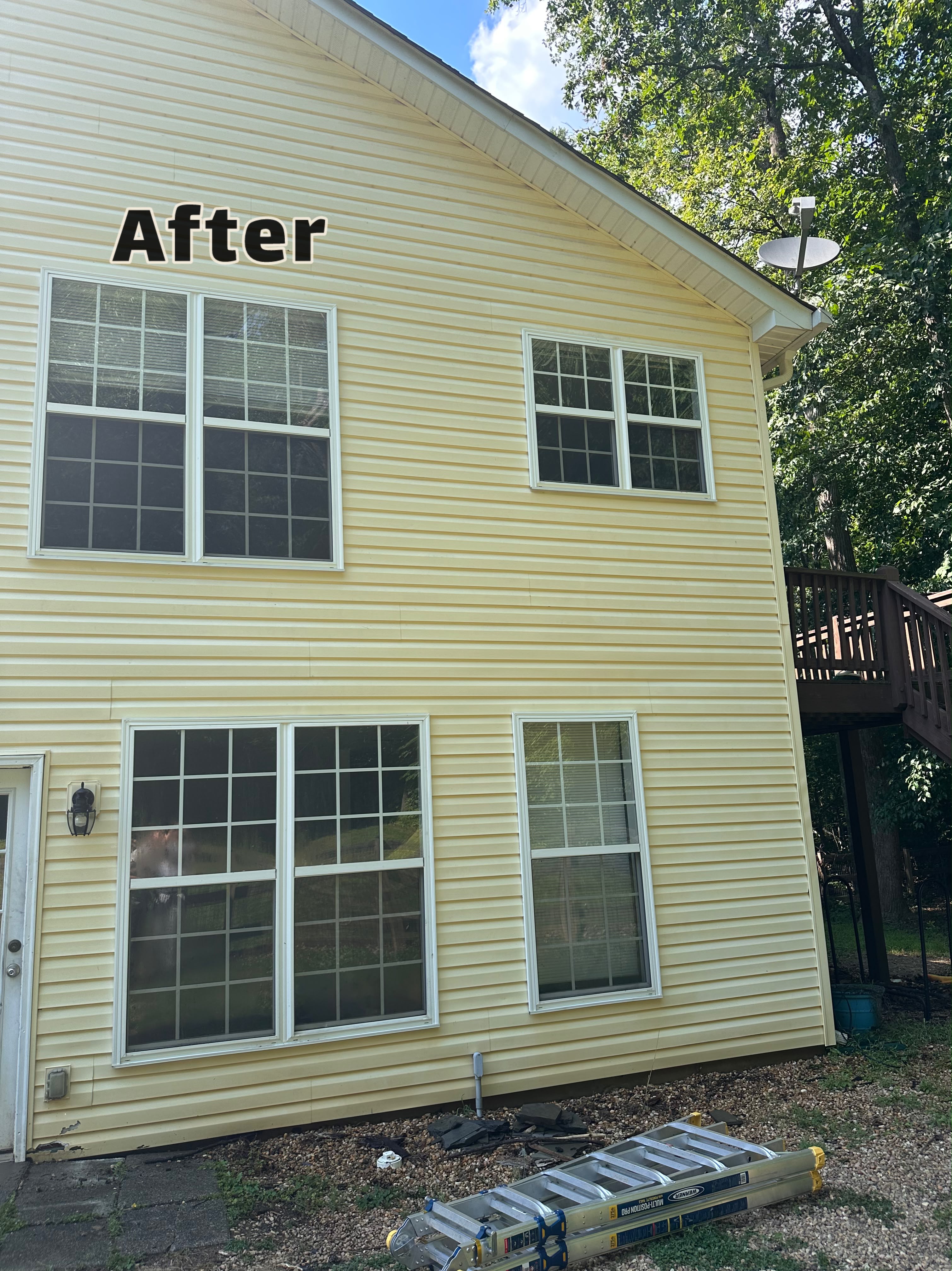 House Washing before and after